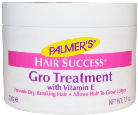 Hair Success, Gro Treatment, with Vitamin E, 7.5 oz (200 g) by Palmers-Bad, Skönhet, Hårförtunning Och Återväxt, Hår, Hårbotten, Schampo, Balsam