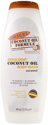 Indulgent Body Wash, Coconut Oil, 13.5 fl oz (400 ml) by Palmers-Bad, Skönhet, Duschgel