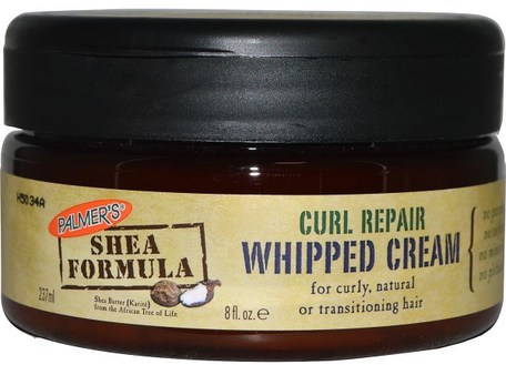 Shea Formula, Curl Repair, Whipped Cream, 8 fl oz (237 ml) by Palmers-Bad, Skönhet, Hår, Hårbotten, Schampo, Balsam, Balsam