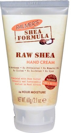 Shea Formula, Raw Shea Hand Cream, 2.1 oz (60 g) by Palmers-Bad, Skönhet, Kroppslotion, Sheasmör