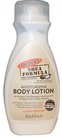 Shea Formula with Vitamin E, Moisturizing Body Lotion, 8.5 fl oz (250 ml) by Palmers-Bad, Skönhet, Kroppslotion, Sheasmör