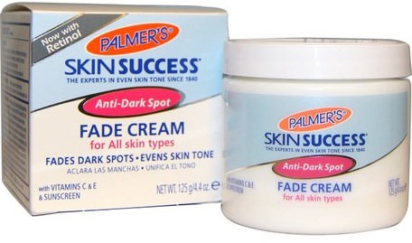 Skin Success, Anti-Dark Spot Fade Cream, For All Skin Types, 4.4 oz (125 g) by Palmers-Skönhet, Ansiktsvård, Hudtyp Hyperpigmentering Solskadad Hud, Ansiktsvård