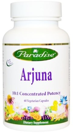 Arjuna, 60 Veggie Caps by Paradise Herbs-Örter, Arjuna