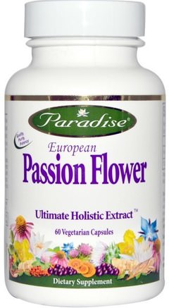 European Passion Flower, 60 Veggie Caps by Paradise Herbs-Örter, Passionblomma