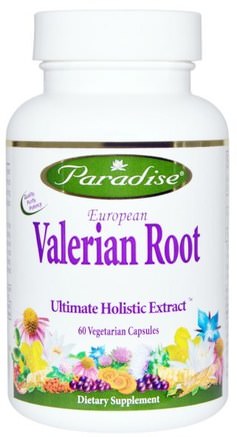 European Valerian Root, 60 Veggie Caps by Paradise Herbs-Kosttillskott, Sömn, Valerian