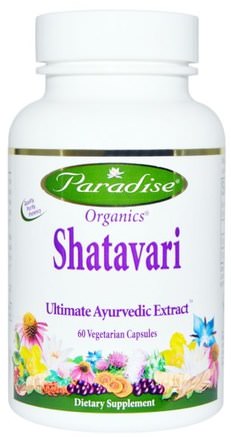 Organics, Shatavari, 60 Veggie Caps by Paradise Herbs-Hälsa, Kvinnor