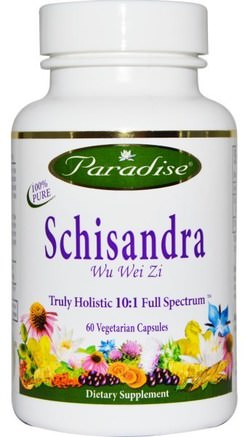 Schisandra, 60 Veggie Caps by Paradise Herbs-Örter, Schizandra (Schisandra)
