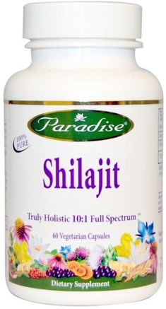 Shilajit, 60 Veggie Caps by Paradise Herbs-Hälsa, Energi
