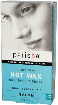 Natural Hair Removal System, Hot Wax, 4 oz (120 g) by Parissa-Bad, Skönhet, Rakning, Vaxremsor Hårborttagning