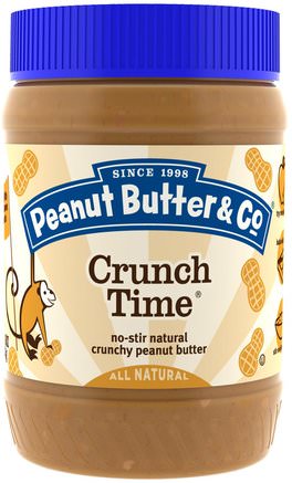 Crunch Time, Crunchy Peanut Butter, 16 oz (454 g) by Peanut Butter & Co.-Mat, Jordnötssmör