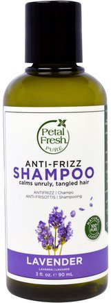 Pure, Anti-Frizz Shampoo, Lavender, 3 fl oz (90 ml) by Petal Fresh-Bad, Skönhet, Hår, Hårbotten, Schampo, Balsam
