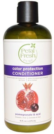 Pure, Conditioner, Color Protection, Pomegranate and Acai, 16 fl oz (475 ml) by Petal Fresh-Bad, Skönhet, Hår, Hårbotten, Schampo, Balsam