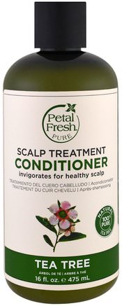 Pure, Scalp Treatment Conditioner, Tea Tree, 16 fl oz (475 ml) by Petal Fresh-Bad, Skönhet, Hår, Hårbotten, Schampo, Balsam