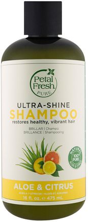 Pure, Shampoo, Ultra-Shine, Aloe and Citrus, 16 fl oz (475 ml) by Petal Fresh-Bad, Skönhet, Hår, Hårbotten, Schampo, Balsam