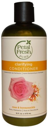 Pure, Softening Conditioner, Rose & Honeysuckle, 16 fl oz (475 ml) by Petal Fresh-Bad, Skönhet, Hår, Hårbotten, Schampo, Balsam, Balsam