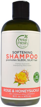 Pure, Softening Shampoo, Rose & Honeysuckle, 16 fl oz (475 ml) by Petal Fresh-Bad, Skönhet, Hår, Hårbotten, Schampo, Balsam