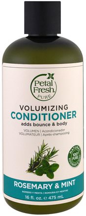 Pure, Volumizing Conditioner, Rosemary & Mint, 16 fl oz (475 ml) by Petal Fresh-Bad, Skönhet, Hår, Hårbotten, Schampo, Balsam