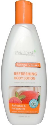 Refreshing Body Lotion, Mango & Guava, 10 fl oz (300 ml) by Petal Fresh-Bad, Skönhet, Body Lotion