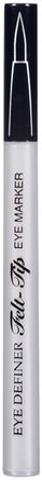 Eye Definer, Felt-Tip, Eye Marker, Ultra Black, 0.28 oz (0.8 g) by Physicians Formula-Bad, Skönhet, Smink, Ögonfodral