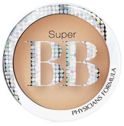 Super BB, All-in-1 Beauty Balm Powder, Light/Medium, 0.29 oz (8.3 g) by Physicians Formula-Skönhet, Ansiktsvård, Spf Ansiktsvård, Bad, Smink, Kompakt Pulver