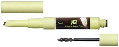 2-In-1 Natural Brow Duo Pencil & Gel, Natural Brown, Waterproof, Pencil 0.004 oz (0.12 g) - Gel 0.084 fl oz (2.5 ml) by Pixi Beauty-Skönhet, Bad