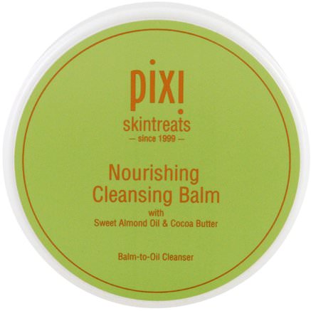 Nourishing Cleansing Balm, with Sweet Almond Oil & Cocoa Butter, 3.04 fl oz (90 ml) by Pixi Beauty-Skönhet, Ansiktsvård