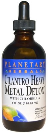 Cilantro Heavy Metal Detox, 4 fl oz (118.28 ml) by Planetary Herbals-Örter, Koriander