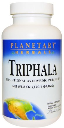 Triphala, Powder, 6 oz (170.1 g) by Planetary Herbals-Hälsa, Detox, Triphala
