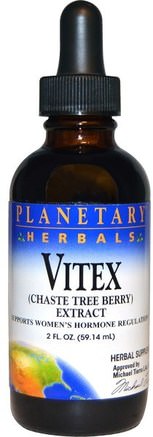 Vitex Extract, (Chaste Tree Berry), 2 fl oz (59.14 ml) by Planetary Herbals-Örter, Kysk Bär