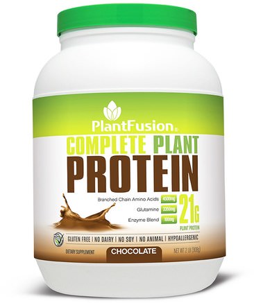 Complete Plant Protein, Chocolate, 2 lb (908 g) by PlantFusion-Kosttillskott, Protein