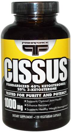 Cissus, 1000 mg, 120 Veggie Caps by Primaforce-Kosttillskott, Antioxidanter, Sport