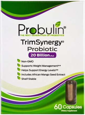 TrimSynergy, Probiotic, 60 Capsules by Probulin-Kosttillskott, Probiotika