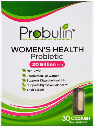 Womens Health, Probiotic, 30 Capsules by Probulin-Kosttillskott, Hälsa, Kvinnor
