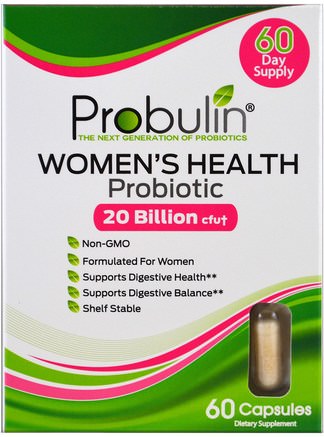 Womens Health, Probiotic, 60 Capsules by Probulin-Kosttillskott, Hälsa, Kvinnor