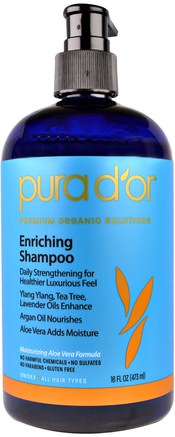 Enriching Shampoo, 16 fl oz (473 ml) by Pura Dor-Bad, Skönhet, Schampo