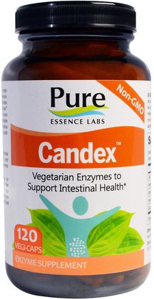 Candex, 120 Veggie Caps by Pure Essence-Hälsa, Candida