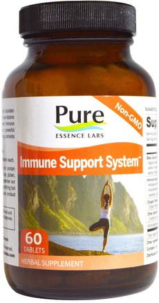 Immune Support System, 60 Tablets by Pure Essence-Hälsa, Kall Influensa Och Virus, Immunförsvar