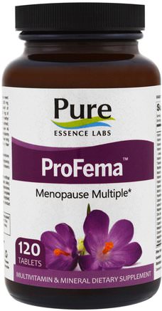 ProFema, Menopause Multiple, 120 Tablets by Pure Essence-Vitaminer, Kvinnor Multivitaminer, Klimakteriet