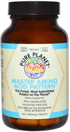 Master Amino Acid Pattern, 1000 mg, 100 Tablets by Pure Planet-Kosttillskott, Protein