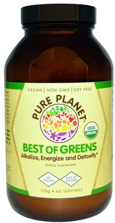 Organic Best of Greens, 150 g by Pure Planet-Kosttillskott, Superfoods, Greener
