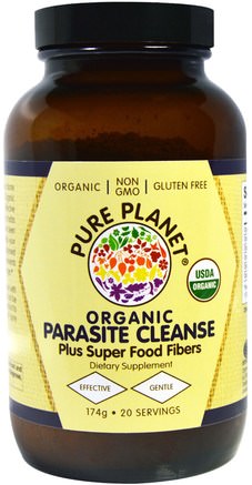 Organic Parasite Cleanse, 174 g by Pure Planet-Hälsa, Detox