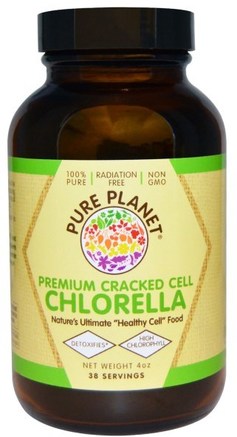 Premium Cracked Cell Chlorella, 4 oz by Pure Planet-Kosttillskott, Superfoods, Chlorella