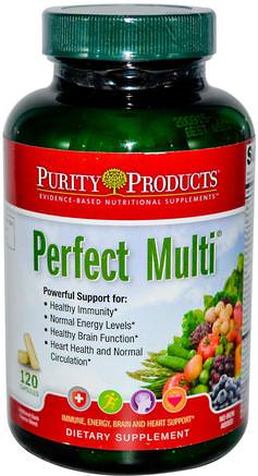 Perfect Multi, 120 Capsules by Purity Products-Vitaminer, Multivitaminer