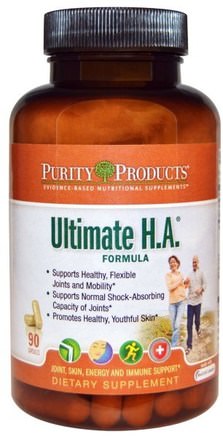 Ultimate H.A. Formula, 90 Capsules by Purity Products-Hälsa, Kvinnor, Hyaluronic, Ha