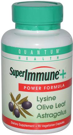 Super Immune+, Power Formula, 90 Veggie Caps by Quantum Health-Hälsa, Kall Influensa Och Virus, Immunförsvar