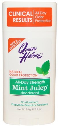 All-Day Strength Deodorant, Mint Julep 2.7 oz (75 g) by Queen Helene-Bad, Skönhet, Deodorant