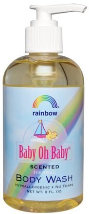 Baby Oh Baby, Herbal Body Wash, Scented, 8 fl oz by Rainbow Research-Bad, Skönhet, Duschgel, Barn Kroppsvask, Barn Duschgel