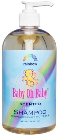 Baby Oh Baby, Herbal Shampoo, Scented, 16 fl oz by Rainbow Research-Bad, Skönhet, Schampo