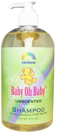 Baby Oh Baby, Herbal Shampoo, Unscented, 16 fl oz by Rainbow Research-Bad, Skönhet, Schampo