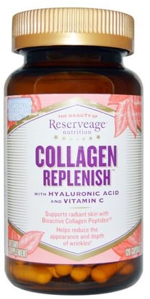 Collagen Replenish, 120 Capsules by ReserveAge Nutrition-Hälsa, Ben, Osteoporos, Anti-Åldrande, Kollagen